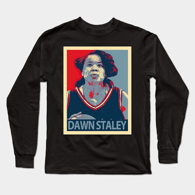 Dawn Staley Vintage Long Sleeve T-Shirt by ThomaneJohnson